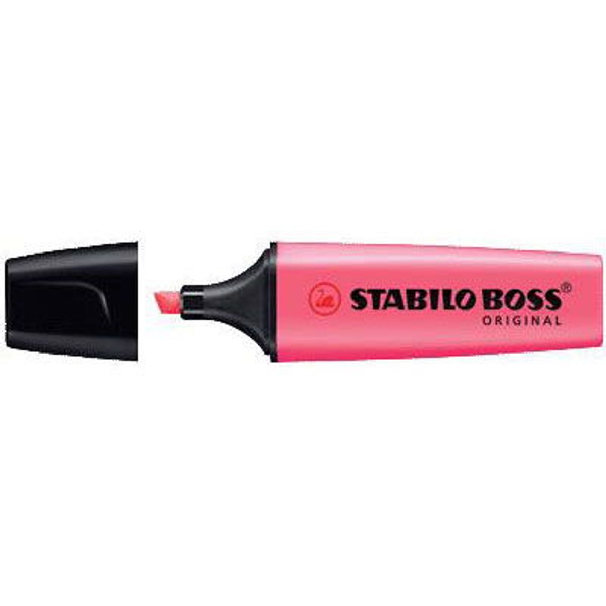 Stabilo Boss tekstmarker pink