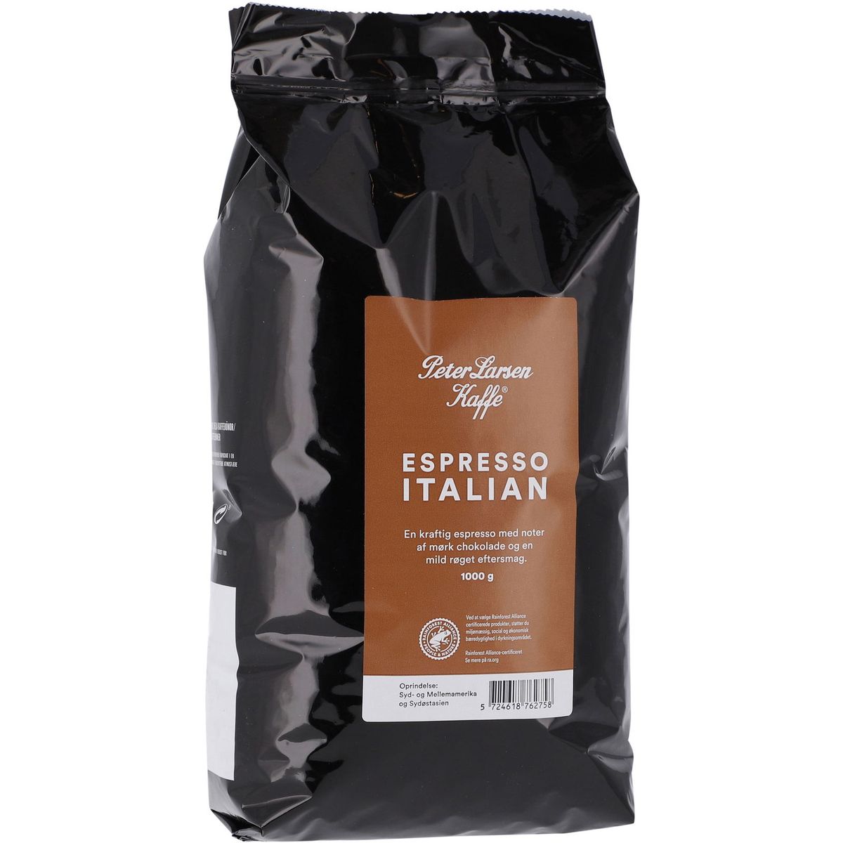 Peter Larsen Espresso Italian Roast kaffe 1 kg Hele bønner