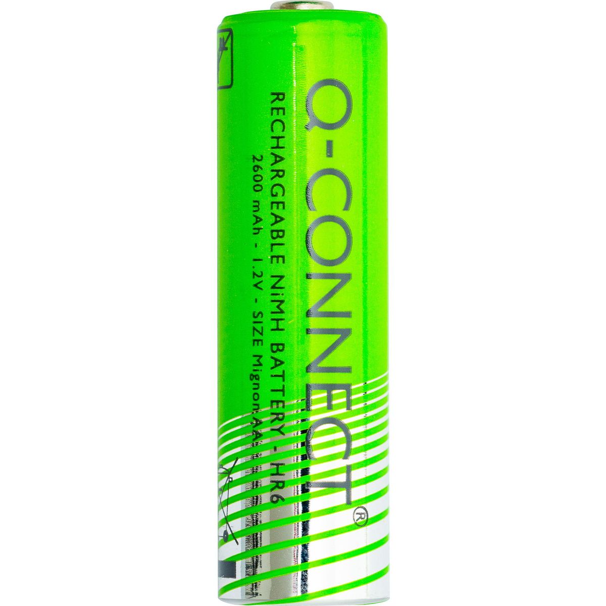 Q-connect genopladelig batteri AA/HR6 2600 mah 2 stk