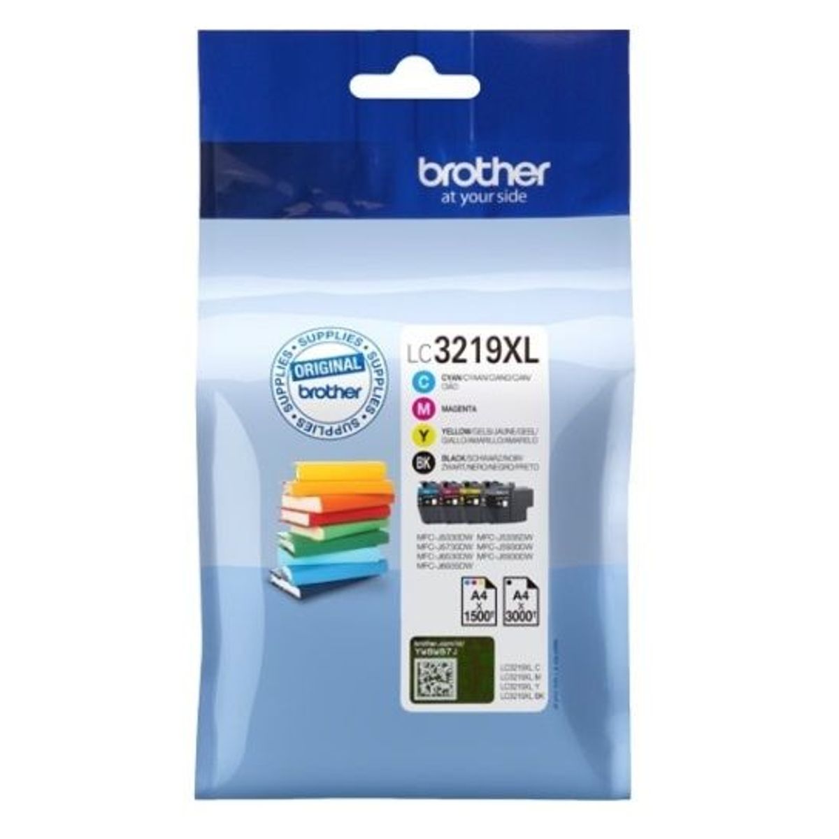 Brother LC3219XL CMYK Blækpatron, 3.000 sider