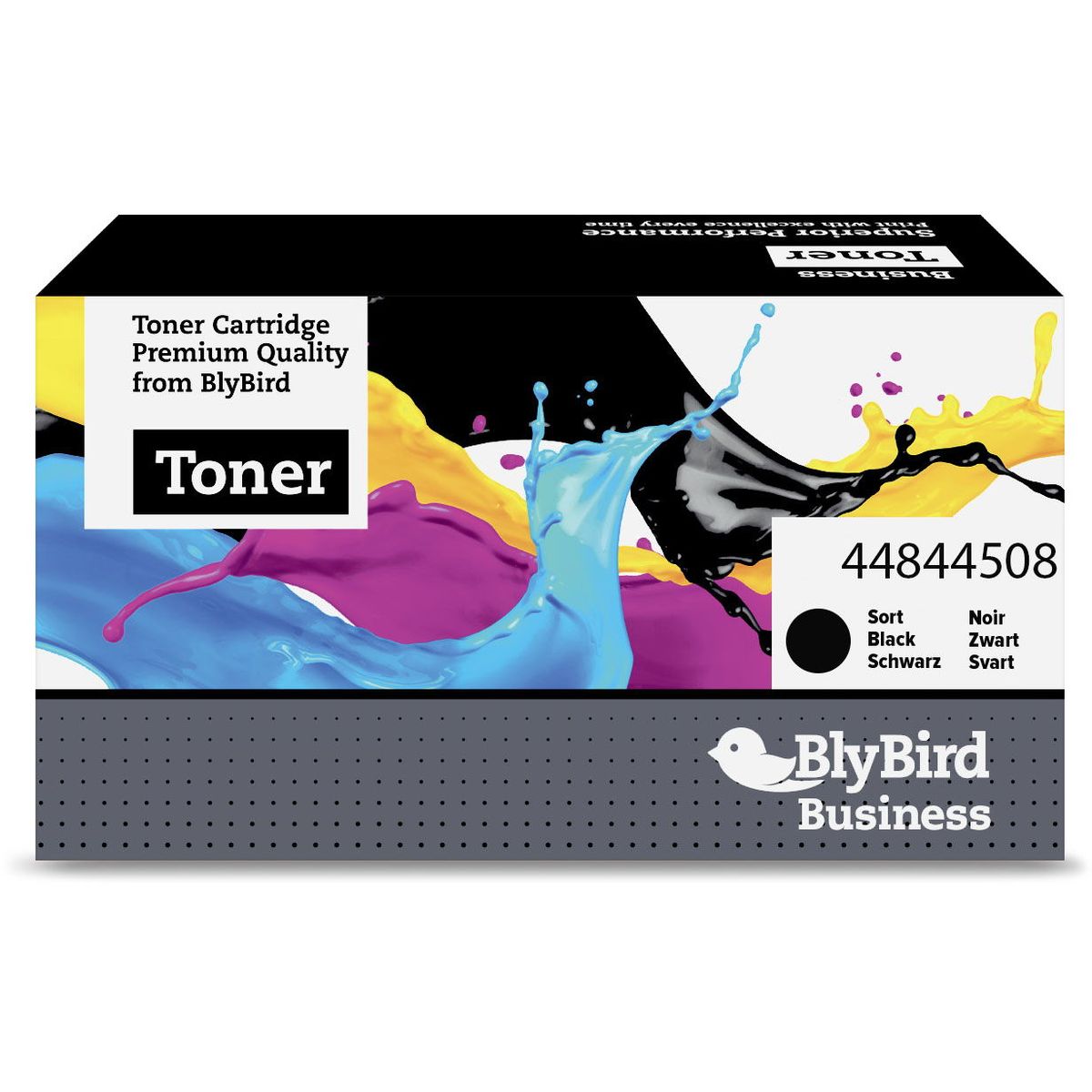 BlyBird 44844508 Sort Lasertoner, 10.000 sider