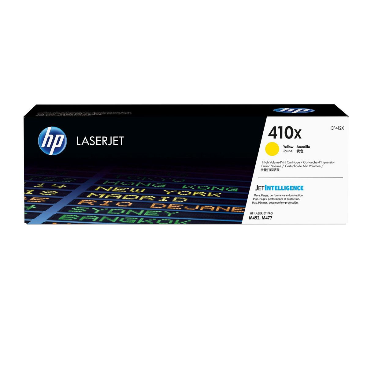 HP 410X CF412X Gul Lasertoner, 5.000 sider