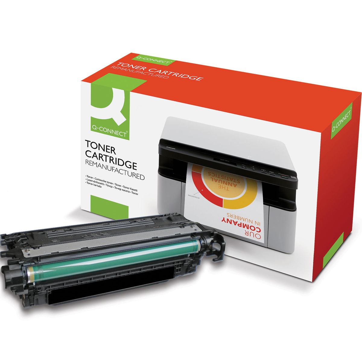 Q-connect 649X CE260X toner sort 17000 sider