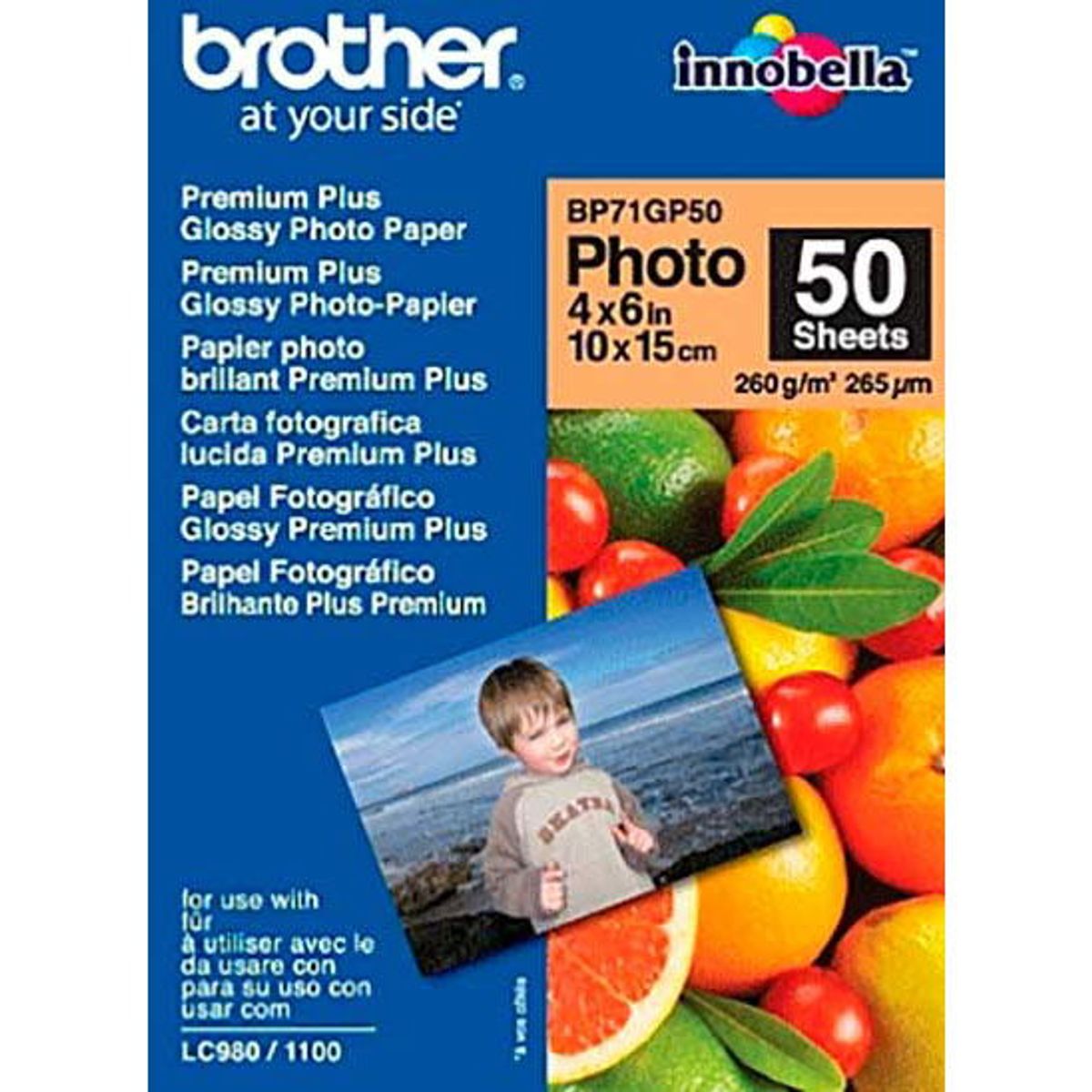 Brother glossy fotopapir 260 g