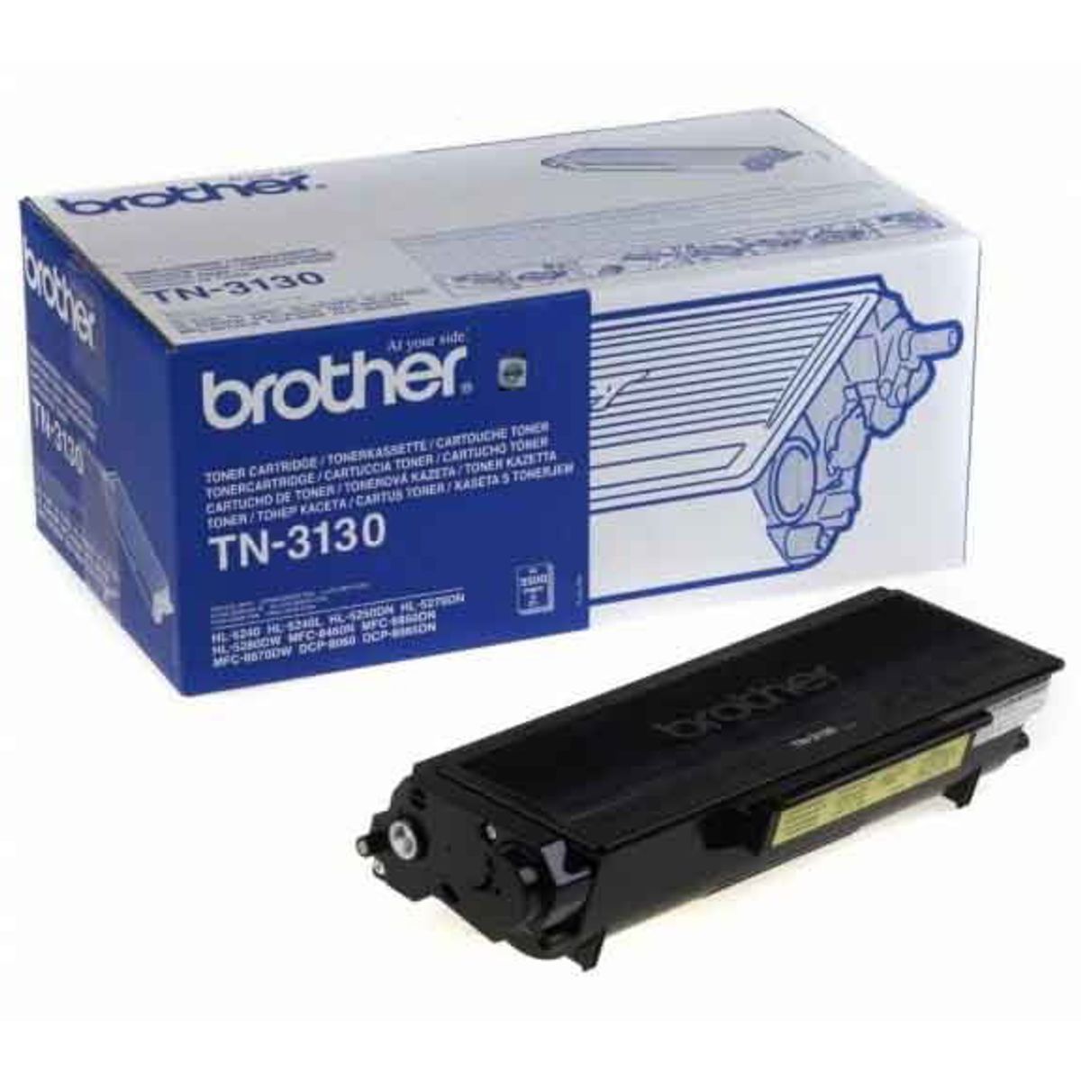 Brother TN-3130 Sort Lasertoner, 3.500 sider