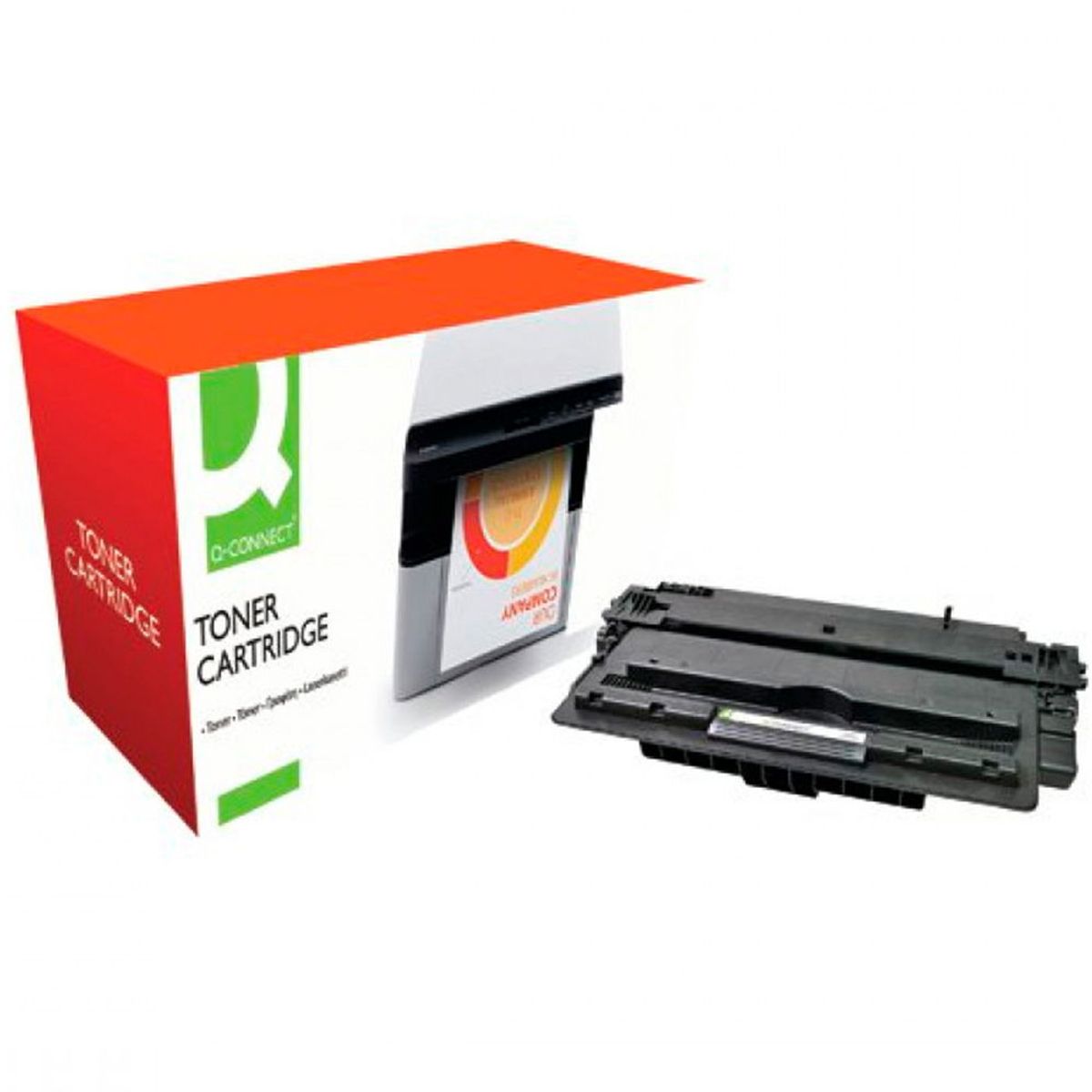 Q-connect 14A CF214A toner sort 10000 sider