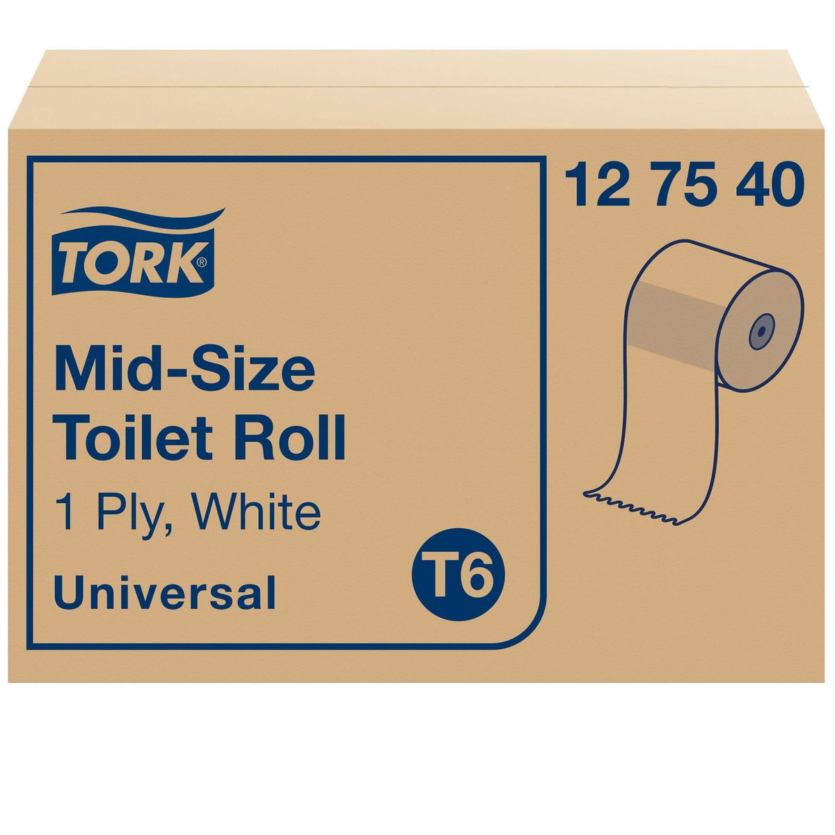 Tork 127540 Universal T6 1lags toiletpapir 27 ruller