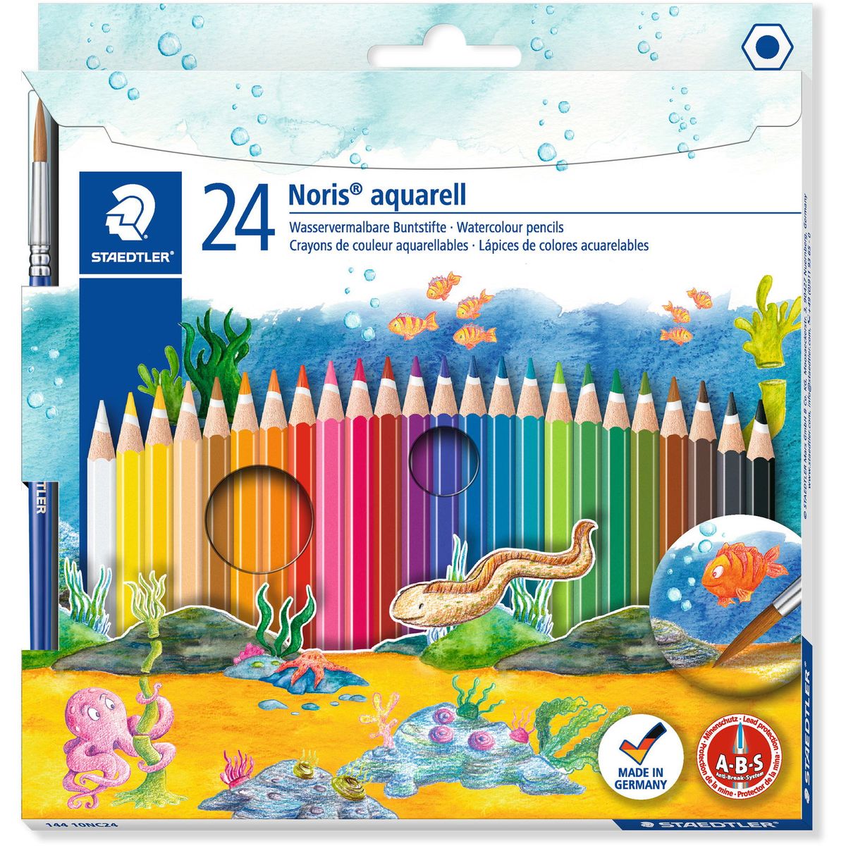 STAEDTLER Noris Club 144 akvarel farveblyanter