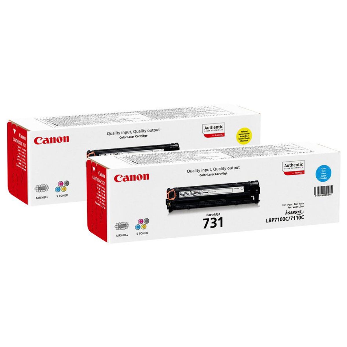 Canon 731 6269B002 Gul Lasertoner, 1.500 sider