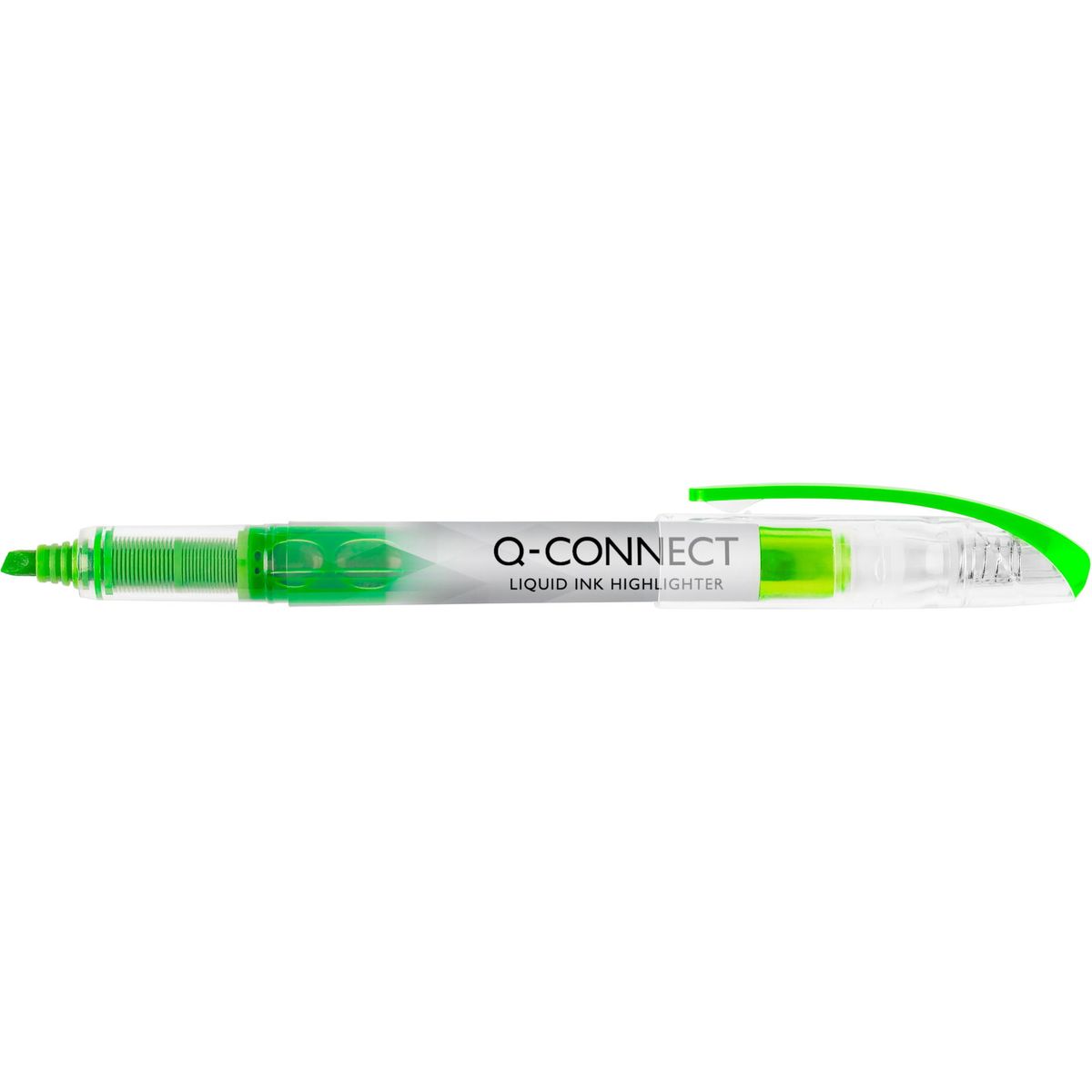 Q-connect Liquid tekstmarker grøn