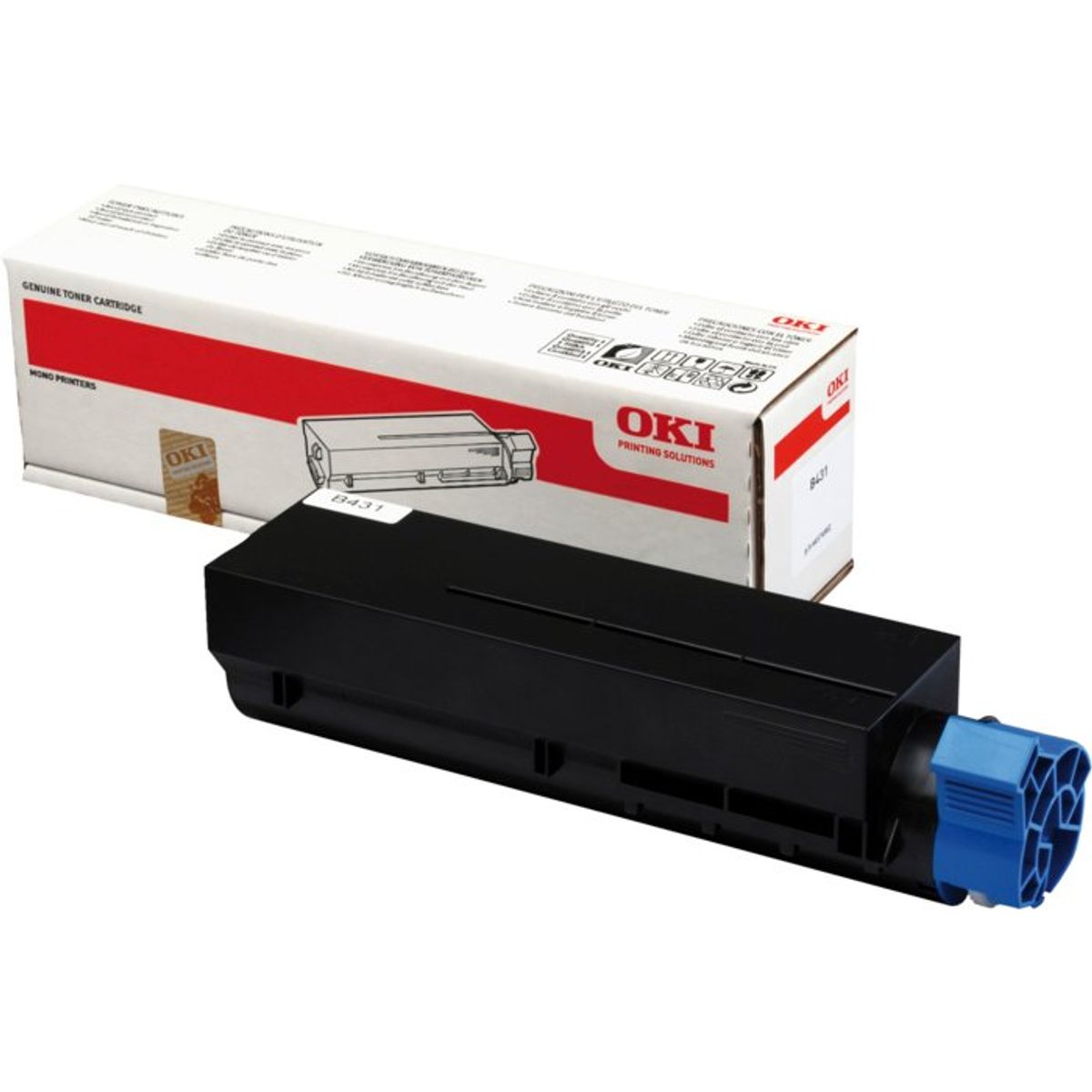 OKI 44917602 Sort Lasertoner, 12.000 sider