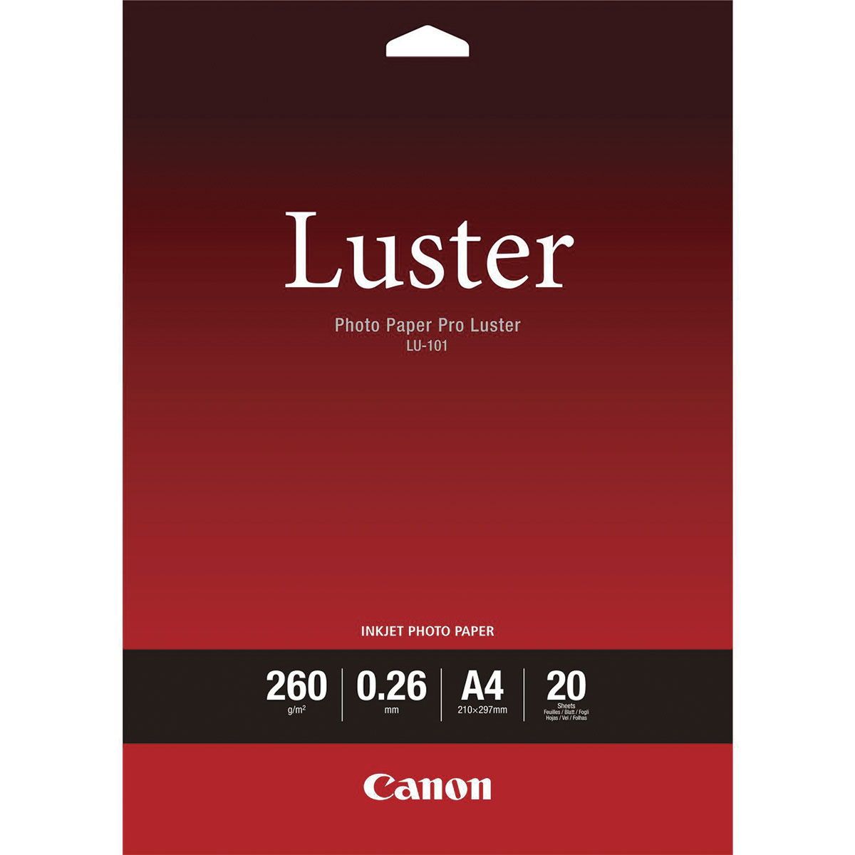 Canon LU-101 Pro Luster fotopapir A4 260 g