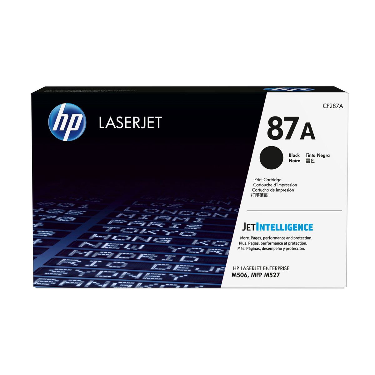 HP 87A CF287A Sort Lasertoner, 9.000 sider