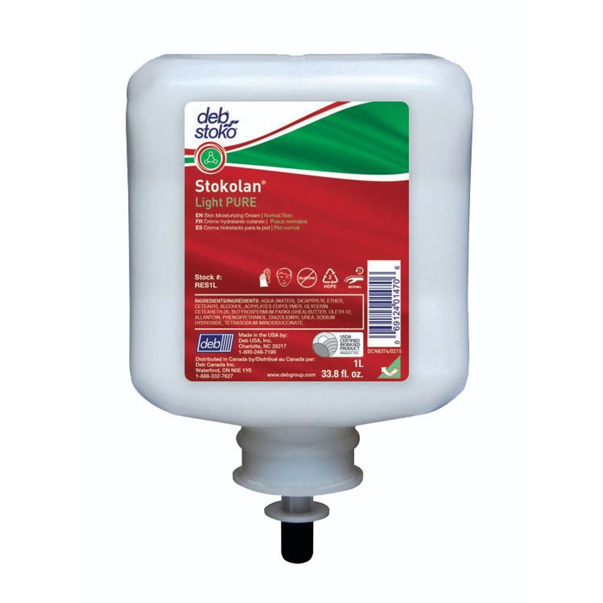 SCJ Stokolan Light Pure hudcreme 1L