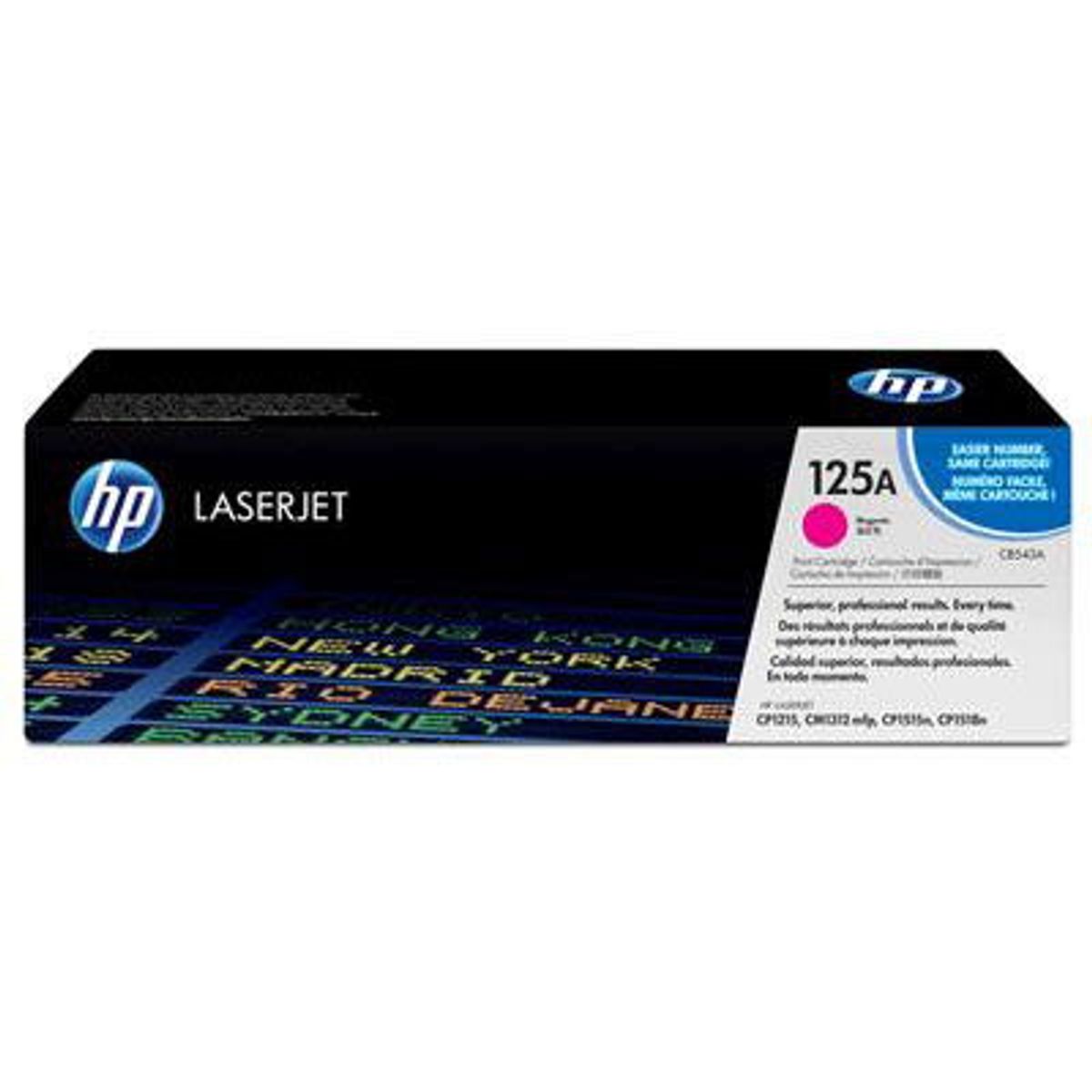 HP 125A CB543A Magenta Lasertoner, 1.400 sider