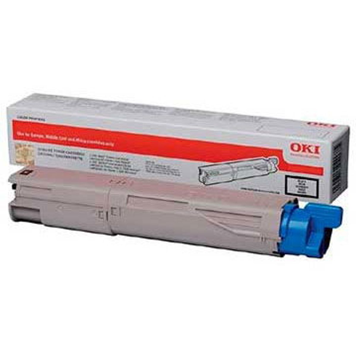 OKI 45862839 Cyan Lasertoner, 7.300 sider