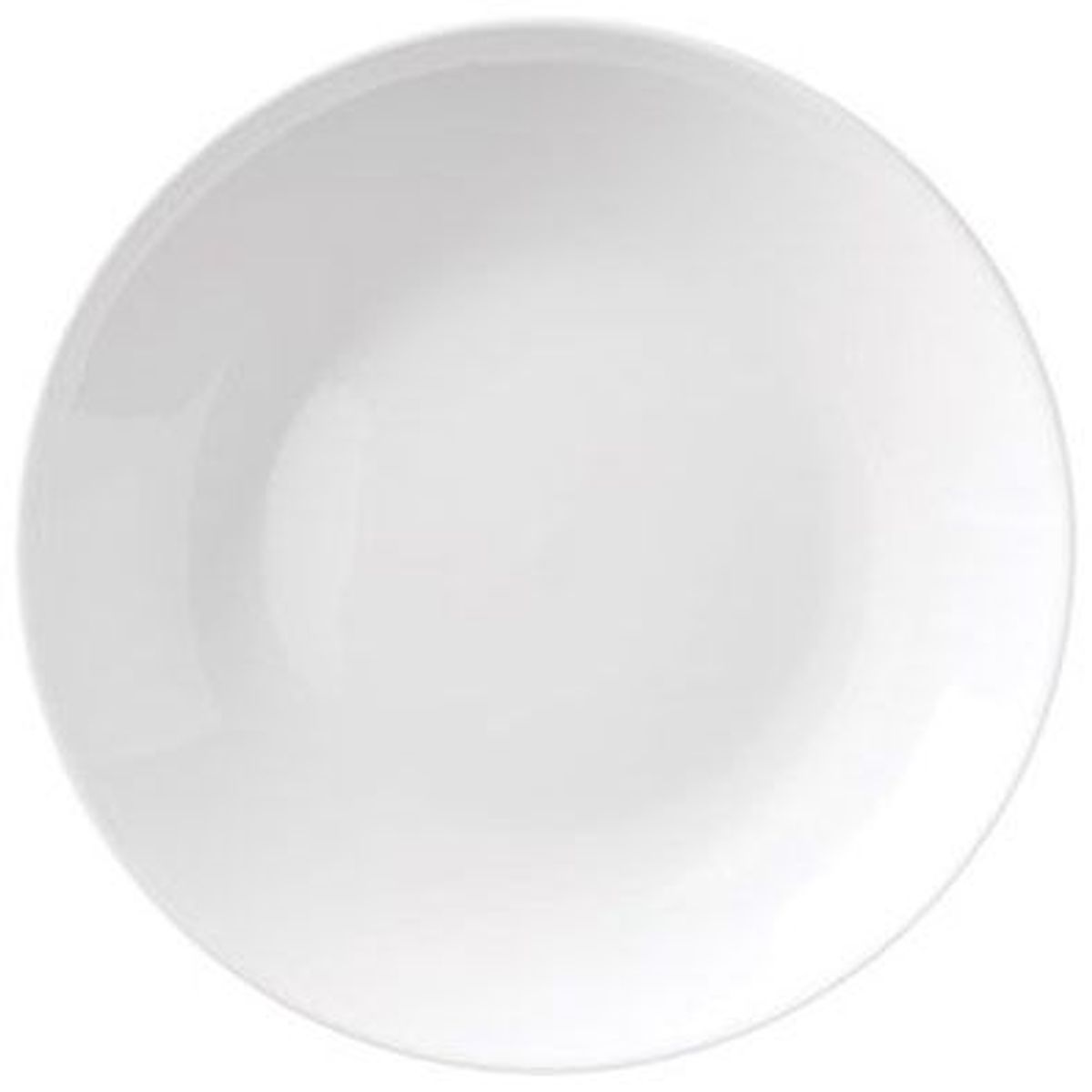 Classic porcelæn dybtallerken 26cm hvid 12stk