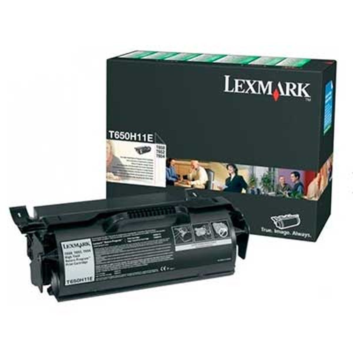 Lexmark T650H11E sort lasertoner, 25.000 sider