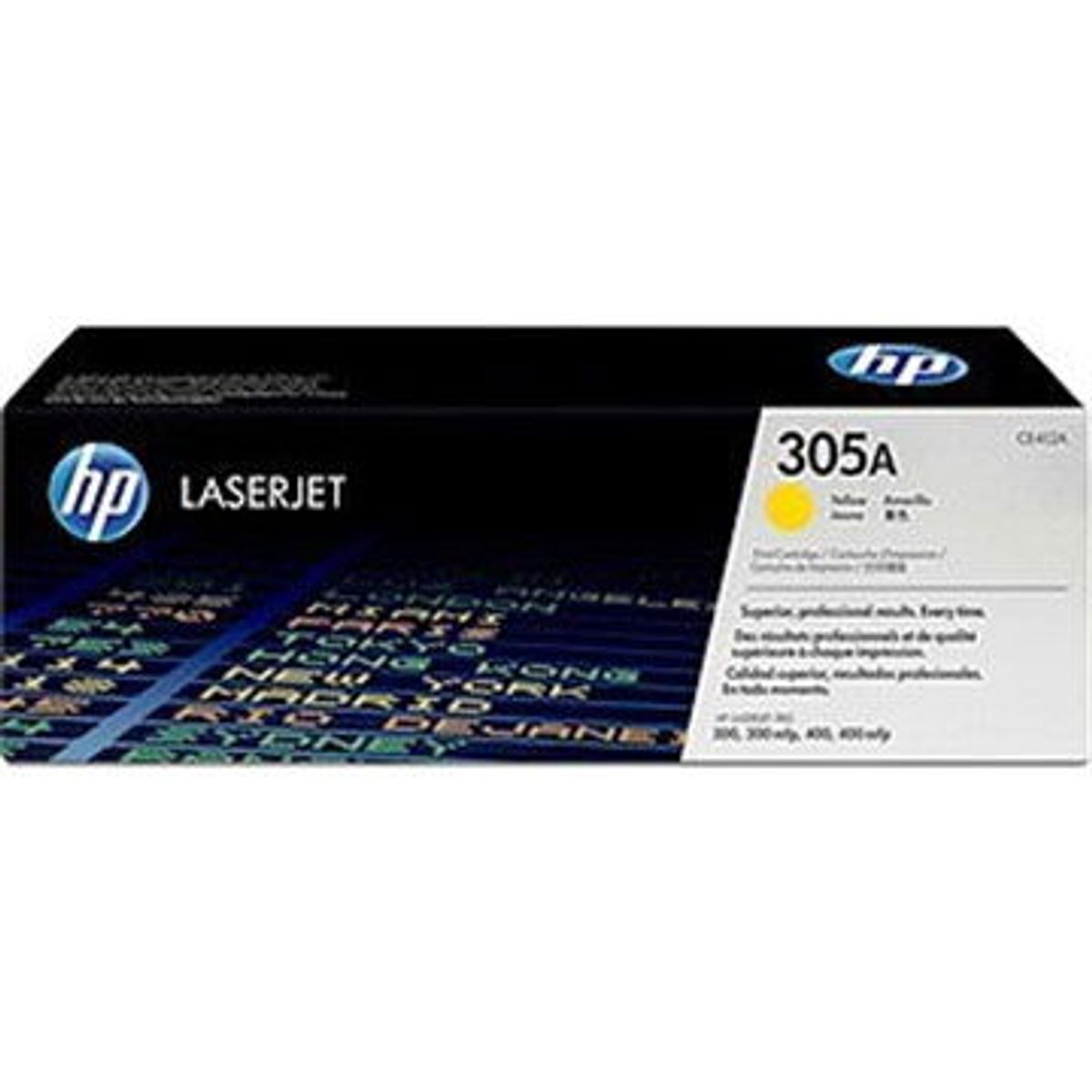 HP 305A CE412A Gul Lasertoner, 2.600 sider