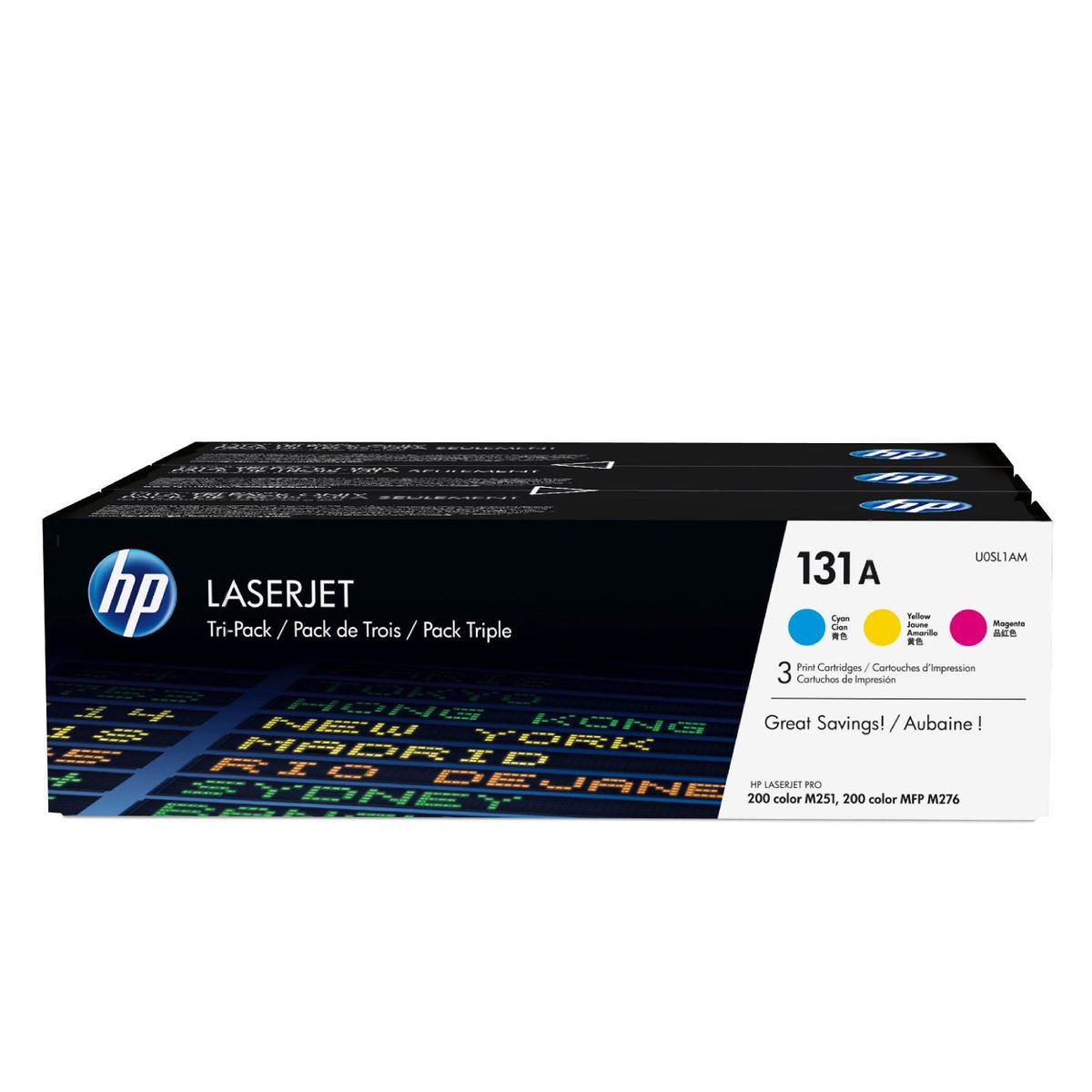 HP 131A U0SL1AM Multipakke Lasertoner, 1.800 sider