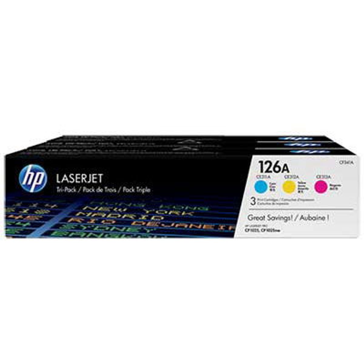 HP 126A toner flerfarvet