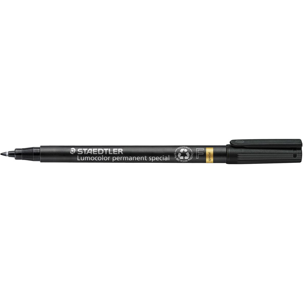 Staedtler Lumocolor 319F permanent specialmarker 0,6mm sort