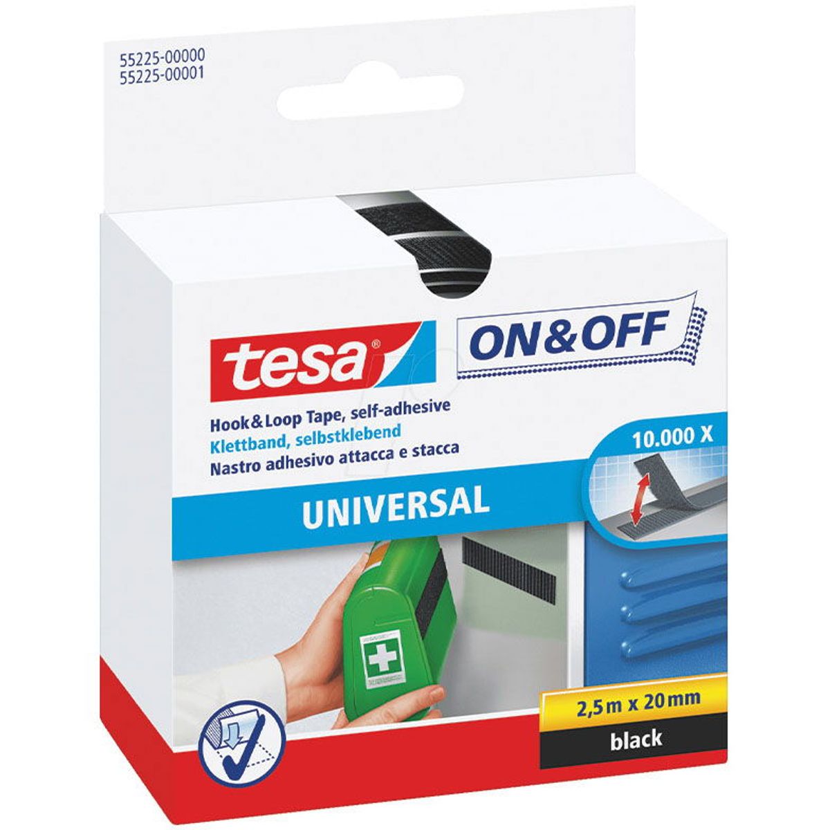 Tesa Universal On & Off burretape