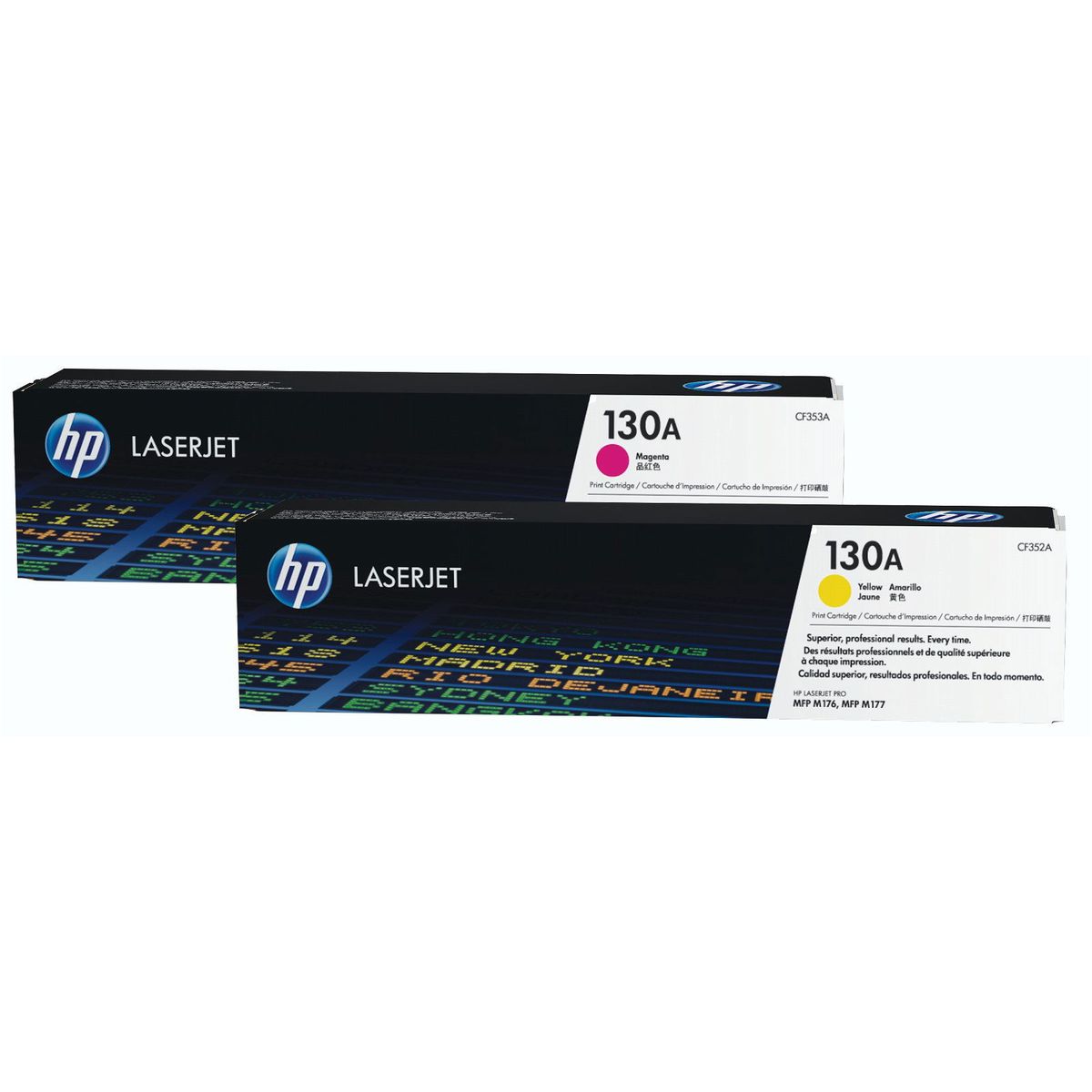 HP 130A CF352A Gul Lasertoner, 1.000 sider