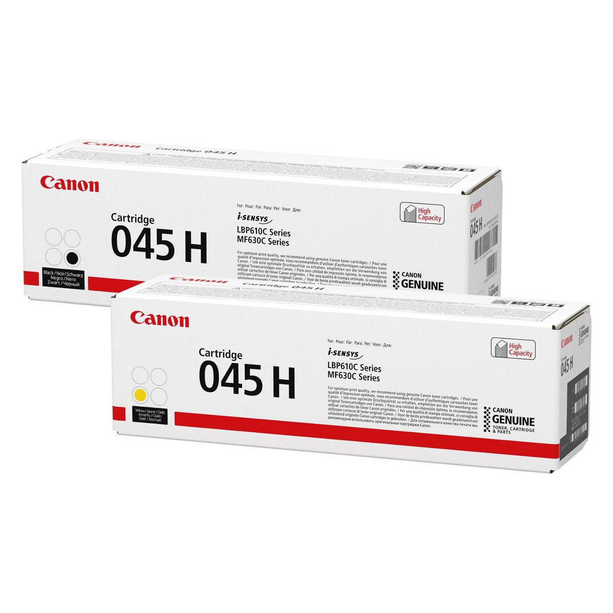 Canon 045H 1246C002 sort lasertoner, 2.200 sider