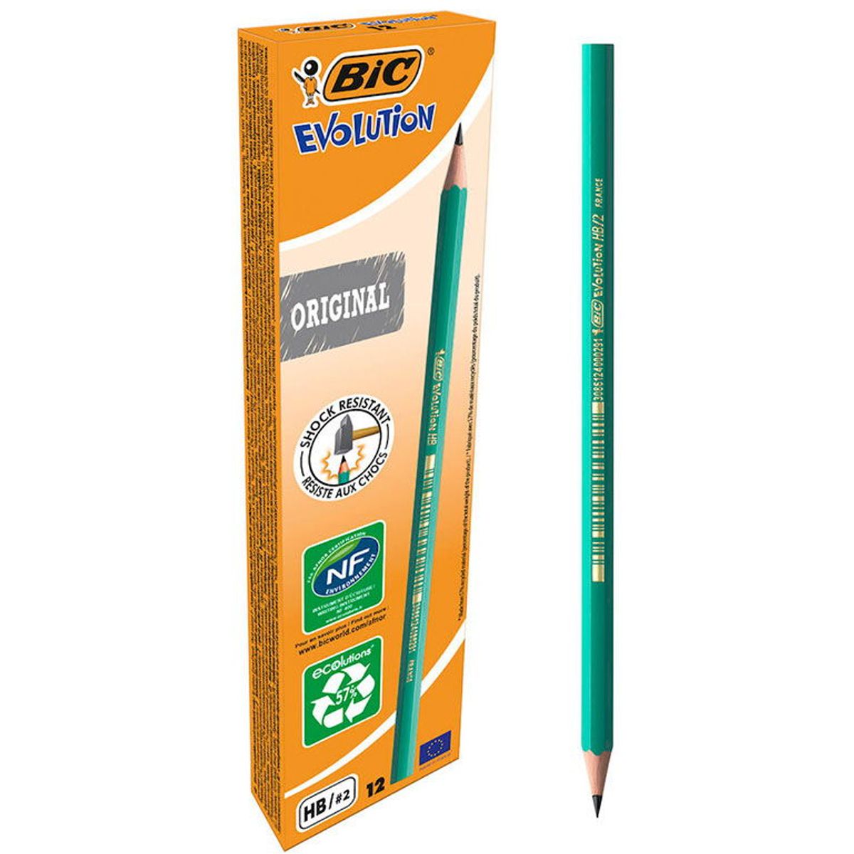 BIC Evolution blyant HB grøn