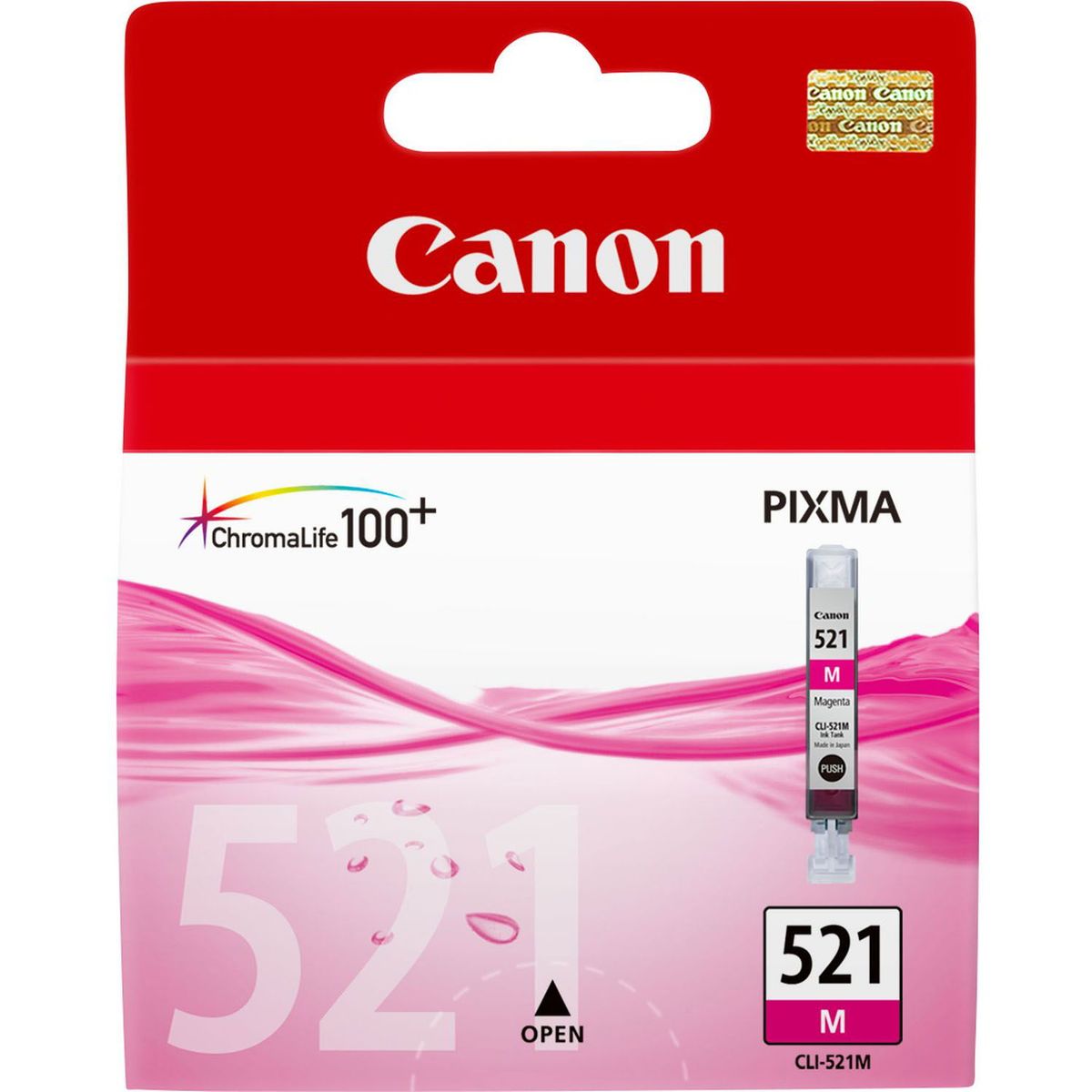 Canon CLI-521M Magenta Blækpatron, 500 sider