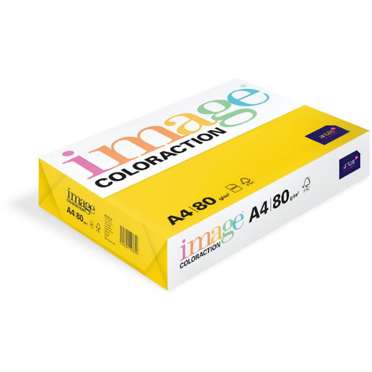 Image Coloraction kulørt kopipapir A4 80 g 500 ark mustardsevilla