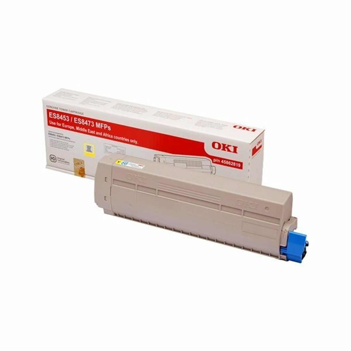 OKI ES8453-73 Toner, Yellow