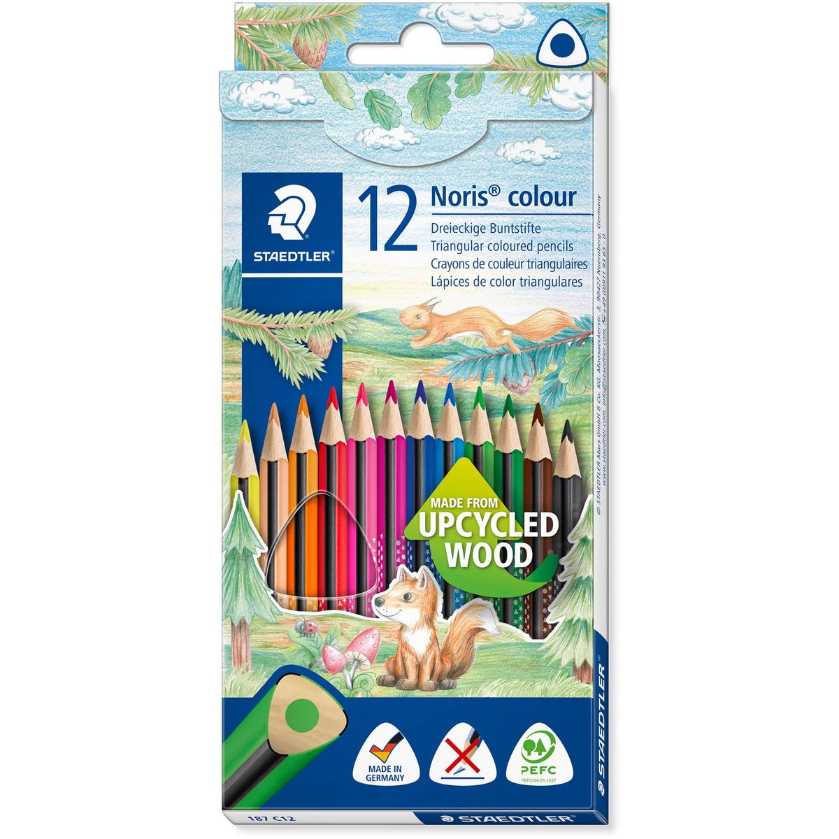 Staedtler Noris Colour 187 farveblyanter 12stk