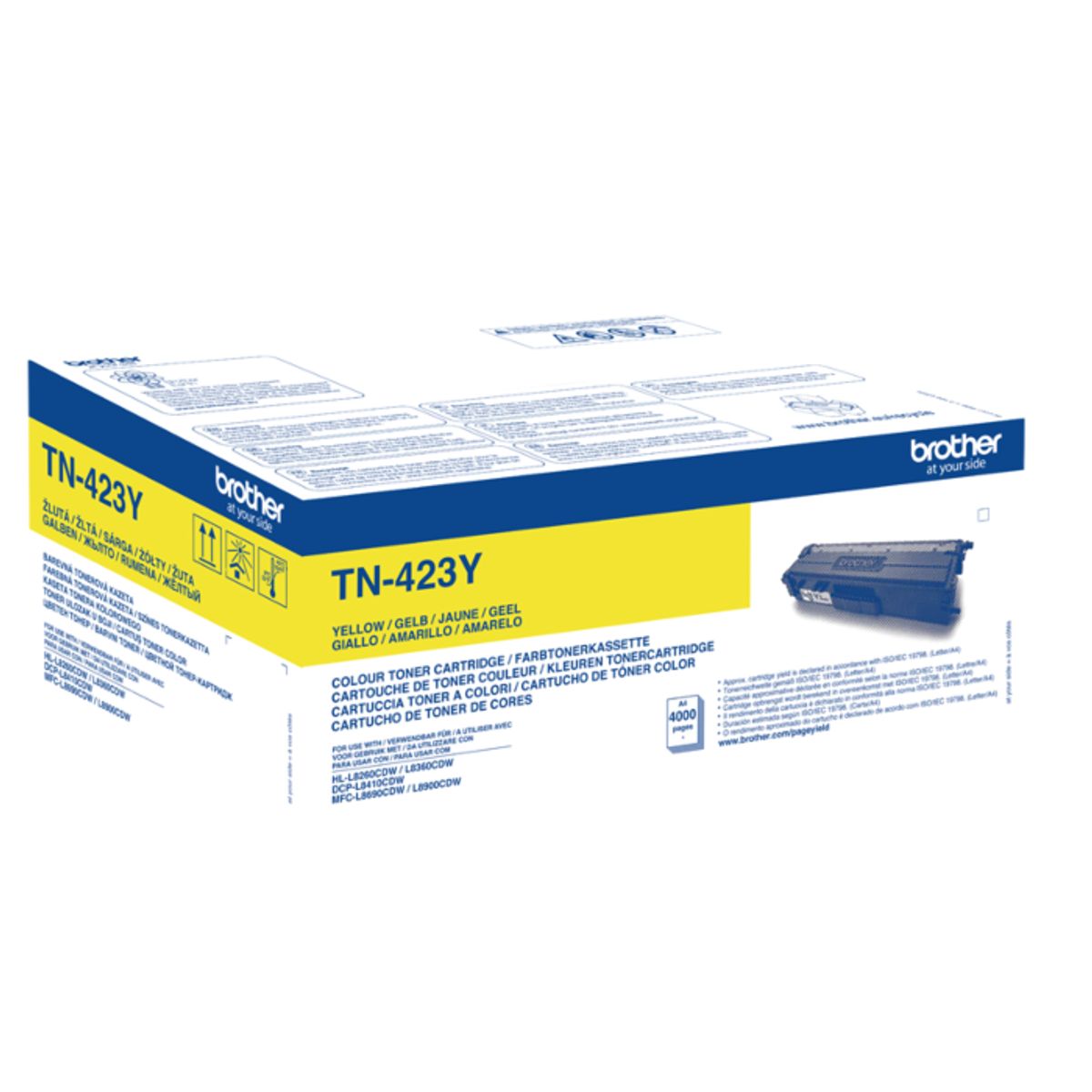 Brother TN423 toner gul