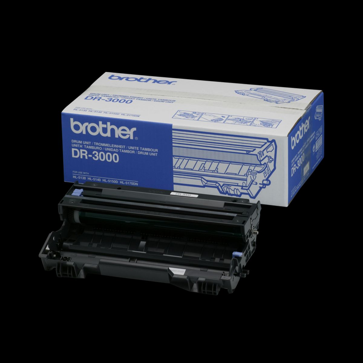 Brother DR-3000 Sort Tromle, 20.000 sider