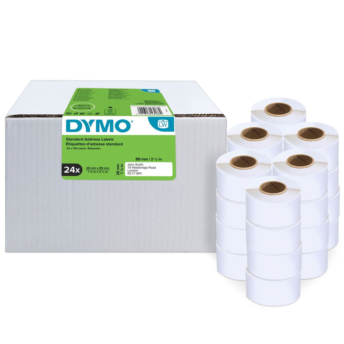 Dymo LabelWriter adresse etiketter hvid