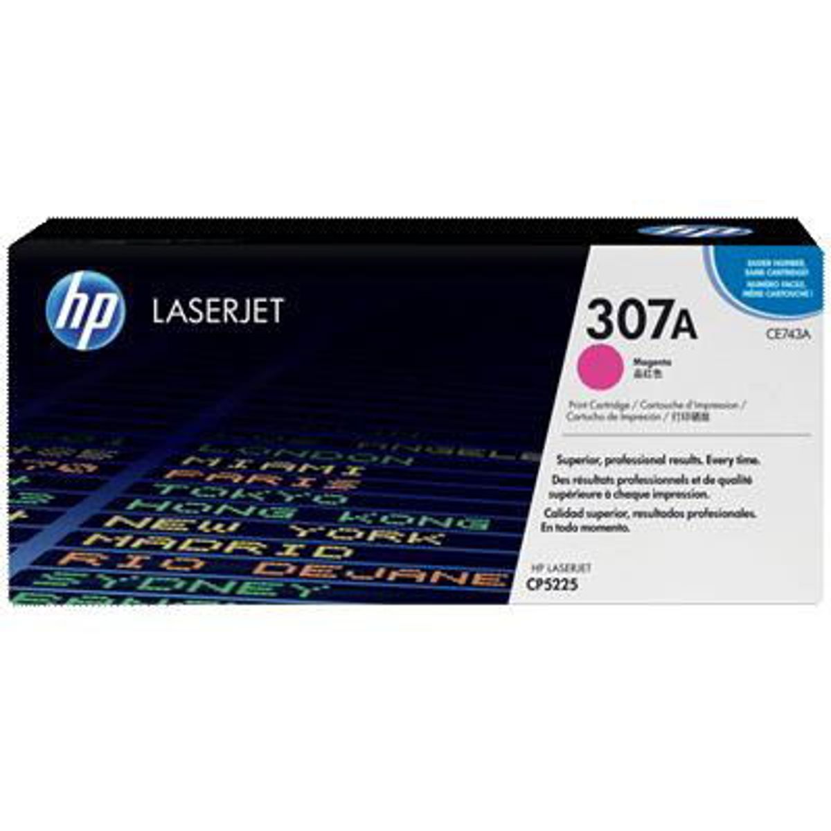 HP 307A CE743A Magenta Lasertoner, 7.300 sider