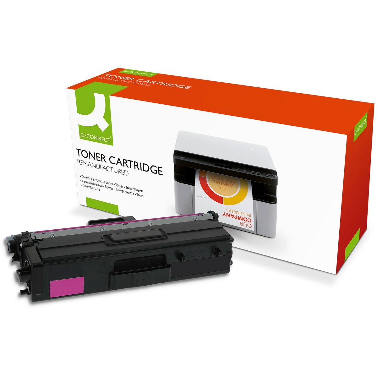 Q-connect TN421 toner magenta 1800 sider