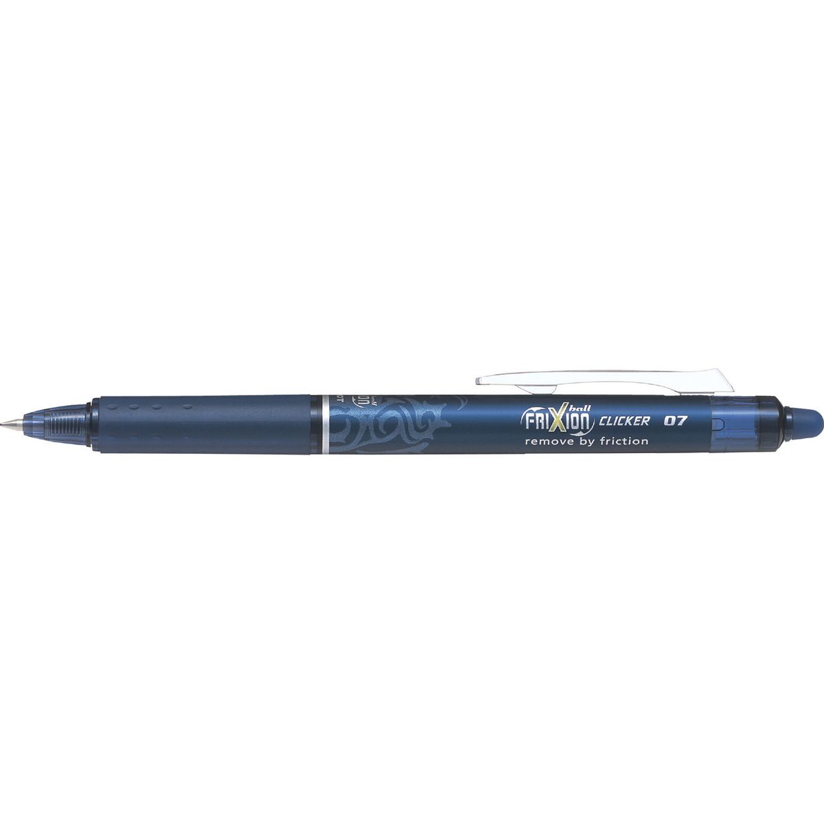 Pilot FriXion Clicker ballpen 0,7 mm sortblå