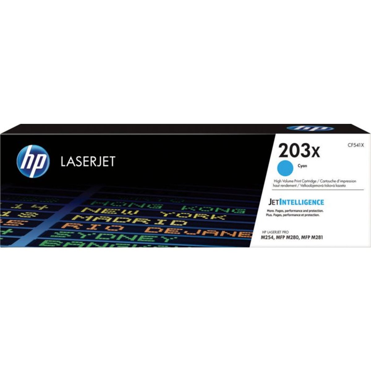 HP 203X CF543X Magenta Lasertoner, 2.500 sider