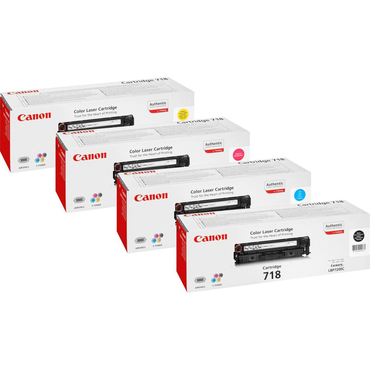 Canon 718Y 2659B002AA Gul Lasertoner, 2.900 sider