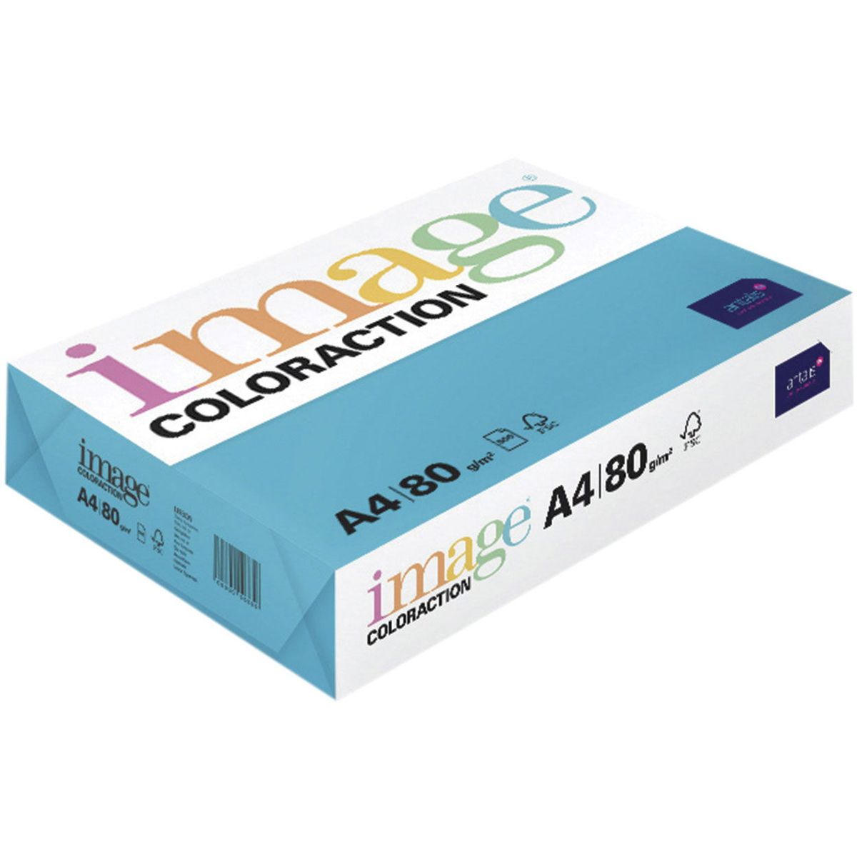 Image Coloraction kulørt kopipapir A4 80 g 500 ark aquabluelisbon