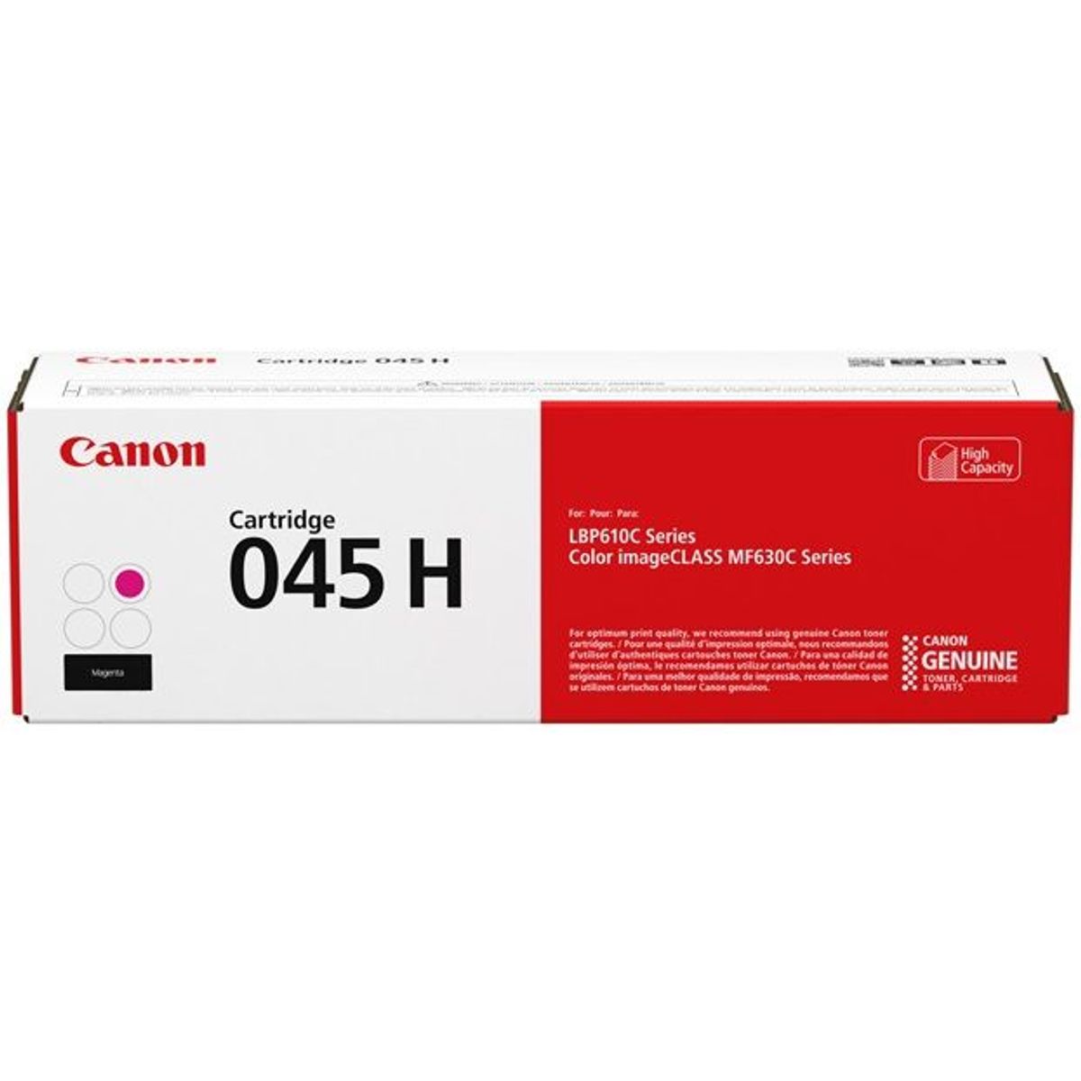 Canon 045H 1244C002 magenta lasertoner, 2.200 sider