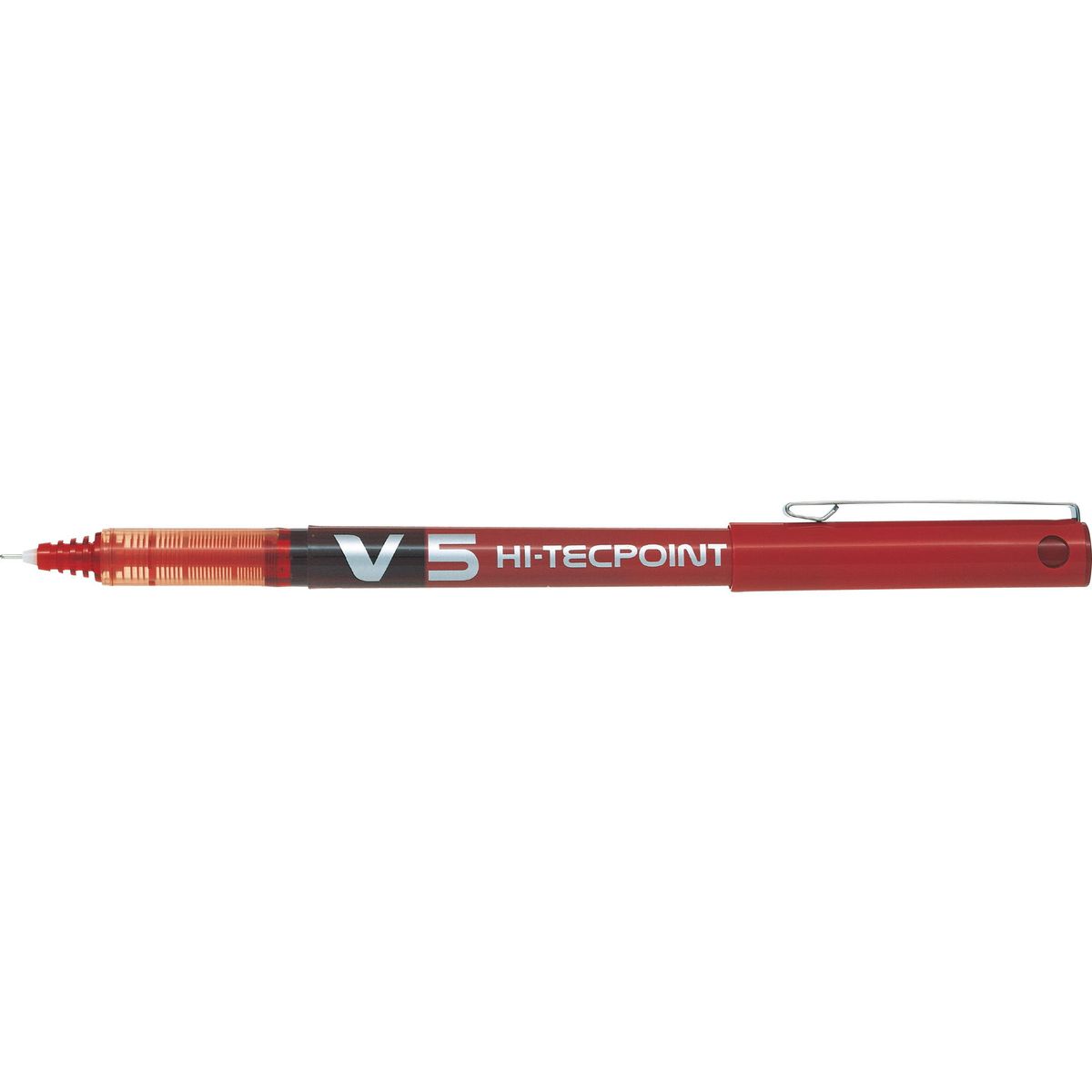 Pilot V5 Hi-Techpoint kuglepen 0,5mm rød