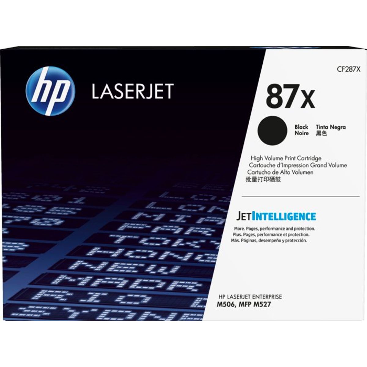 HP 87 CF287X Sort Lasertoner, 18.000 sider