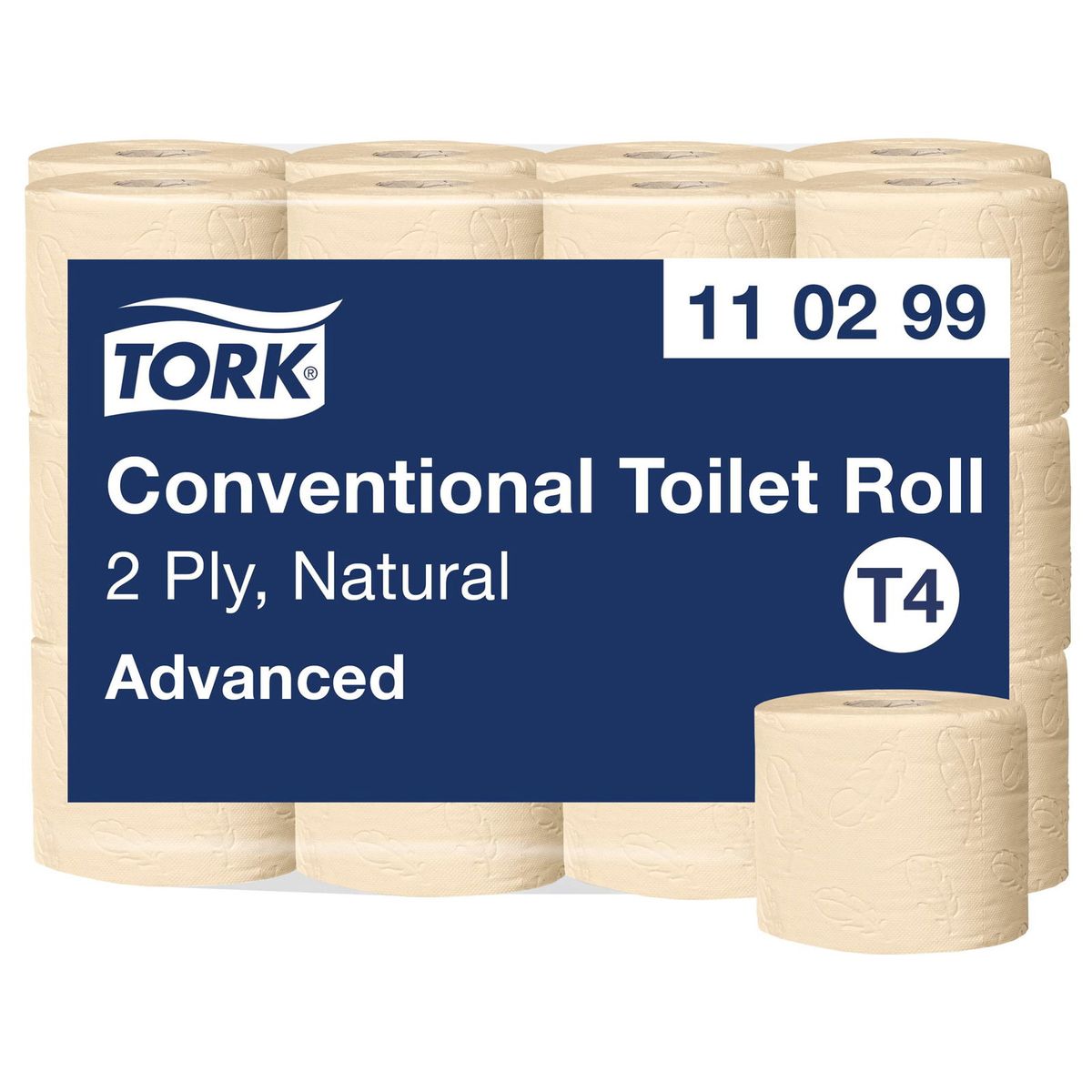 Tork 110299 Advanced toiletpapir 2-lags T4 natur 24rl