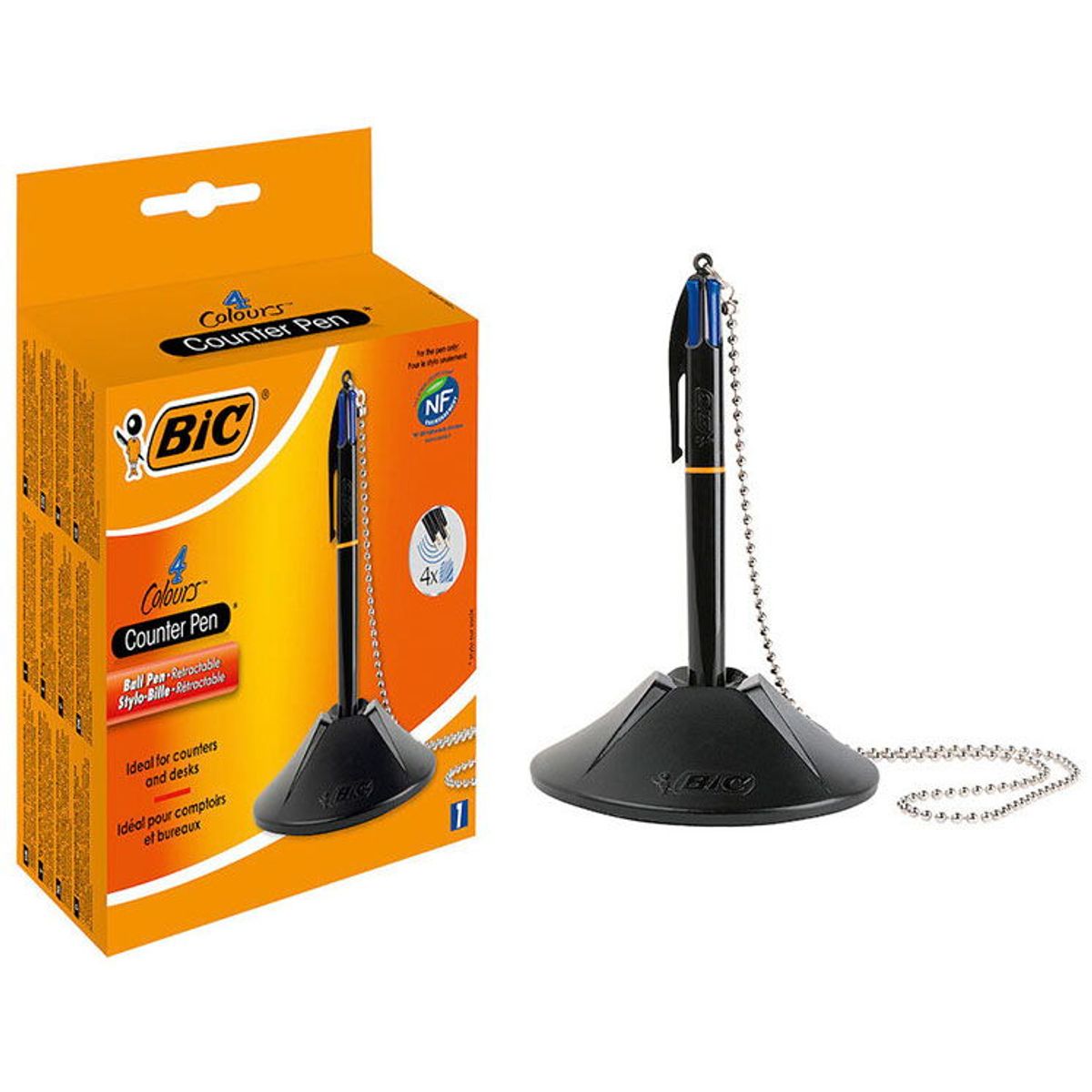 BIC 4 Colours deskstander kuglepen