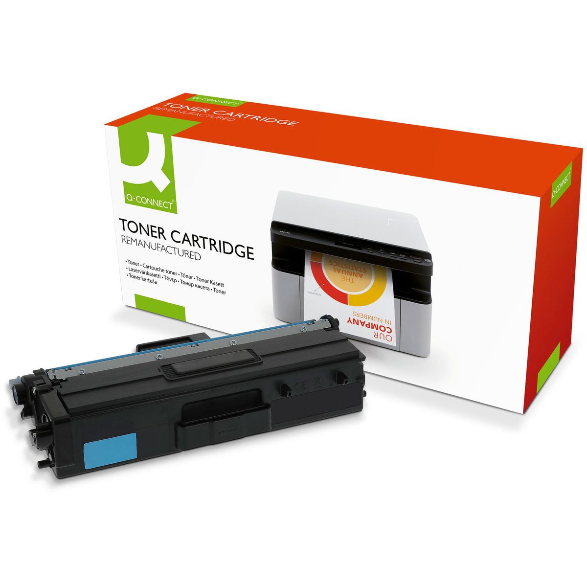 Q-connect TN421 toner cyan 1800 sider