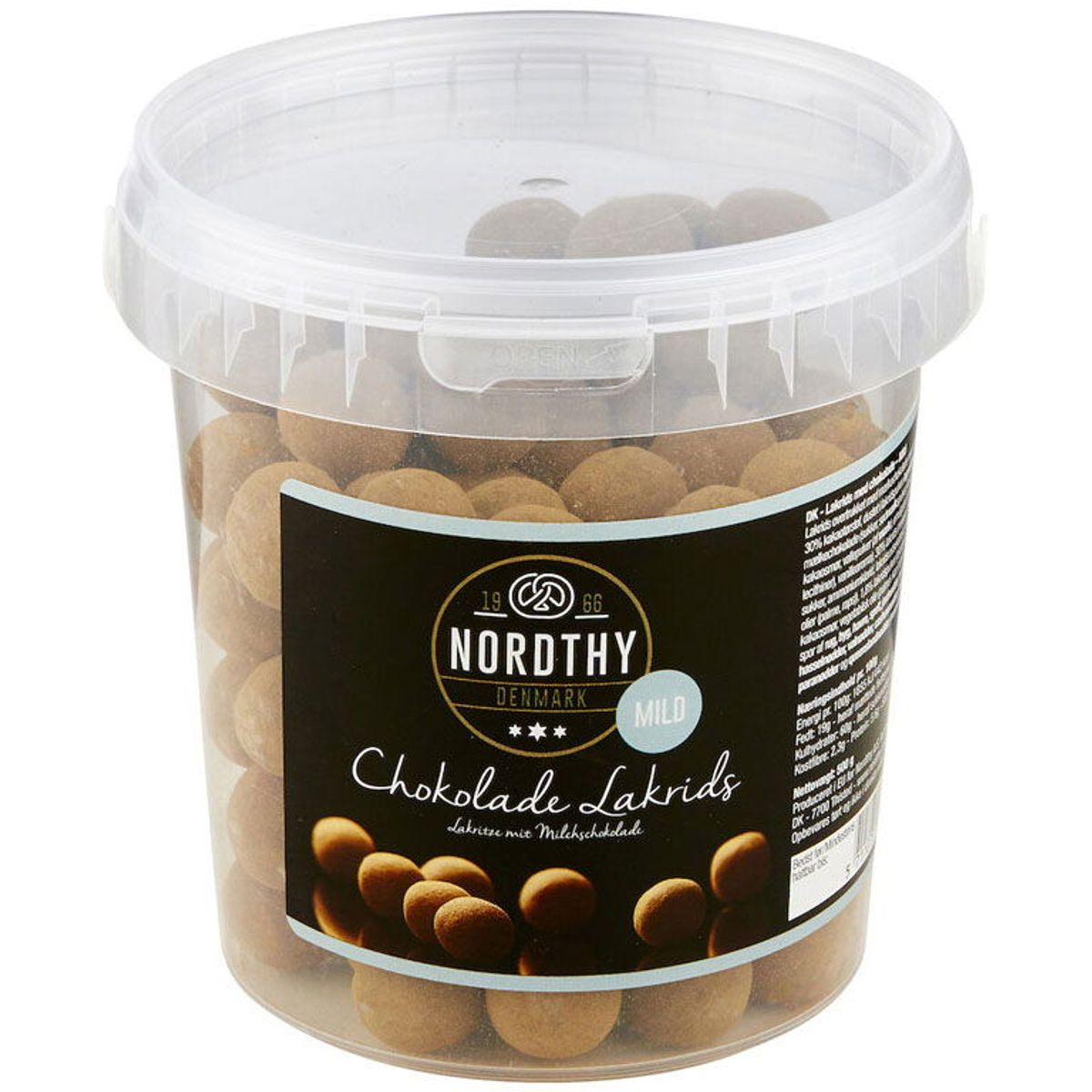 Nordthy lakridskugler mild 500g